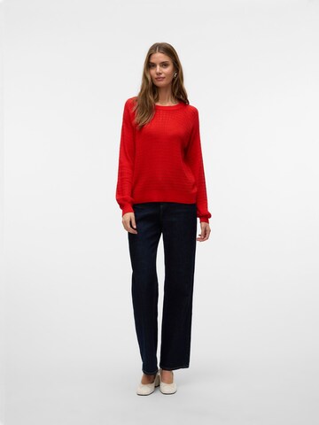 VERO MODA Trui 'New Lexsun' in Rood