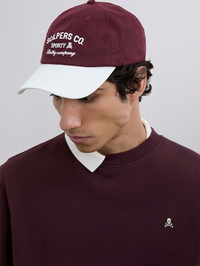 Scalpers Καπέλο σε κόκκινο / λευκό, Άποψη προϊόντος