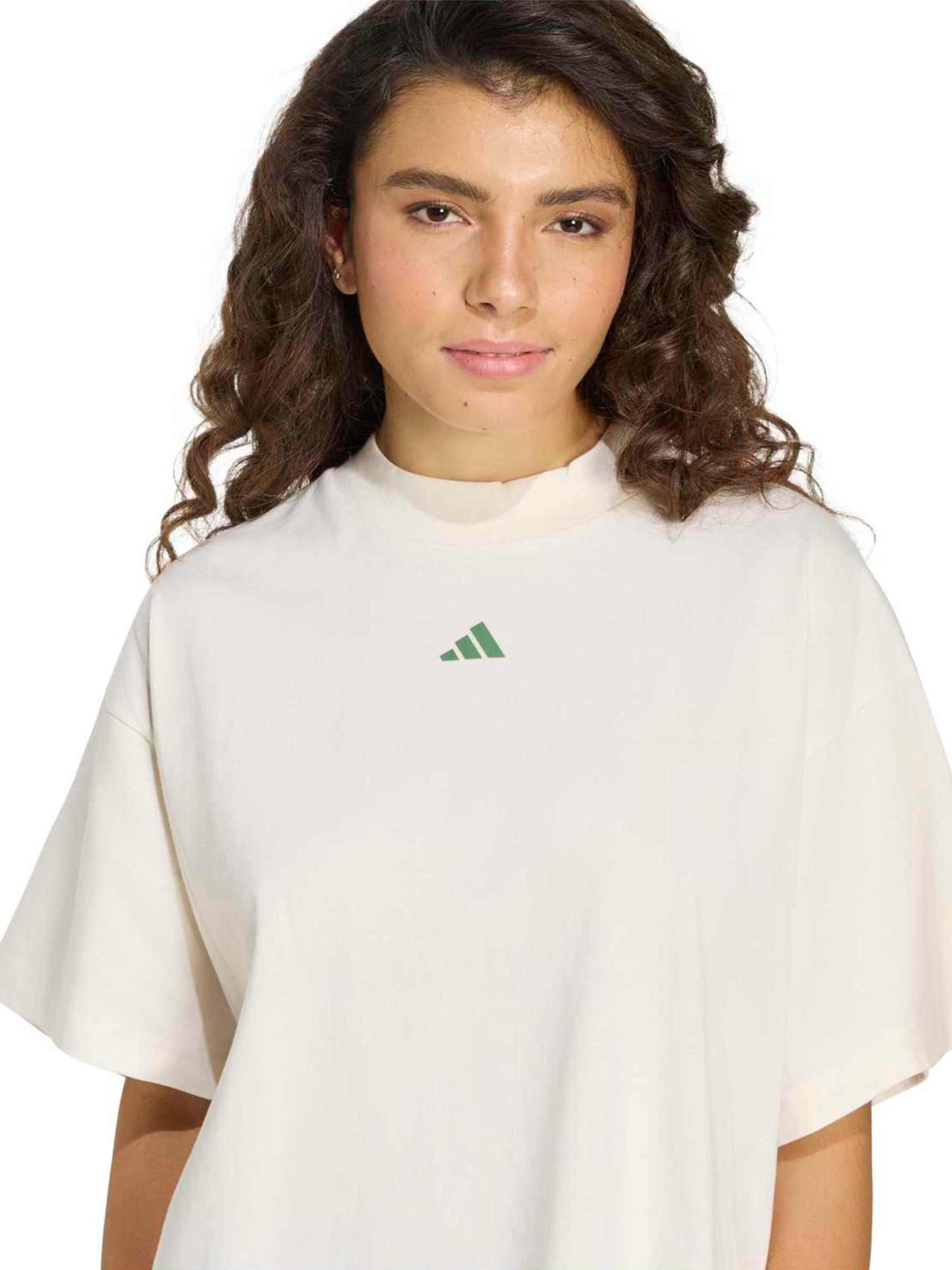 ADIDAS SPORTSWEAR - Camisa funcionais 'Studio' em branco