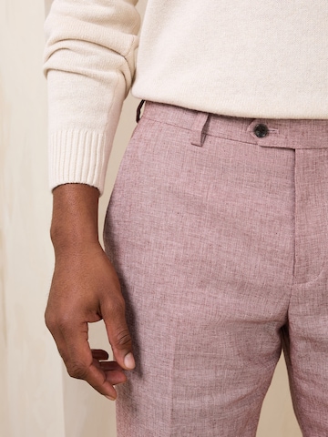 Next Normalny krój Spodnie w kant w kolorze różowy