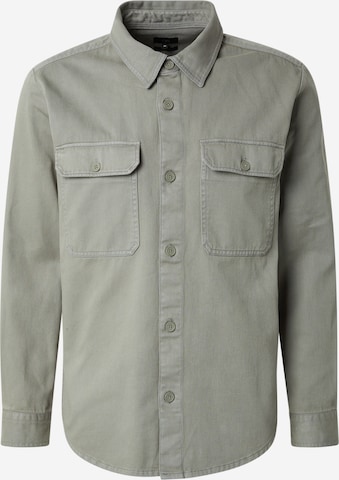 Coupe regular Chemise QS en vert : devant