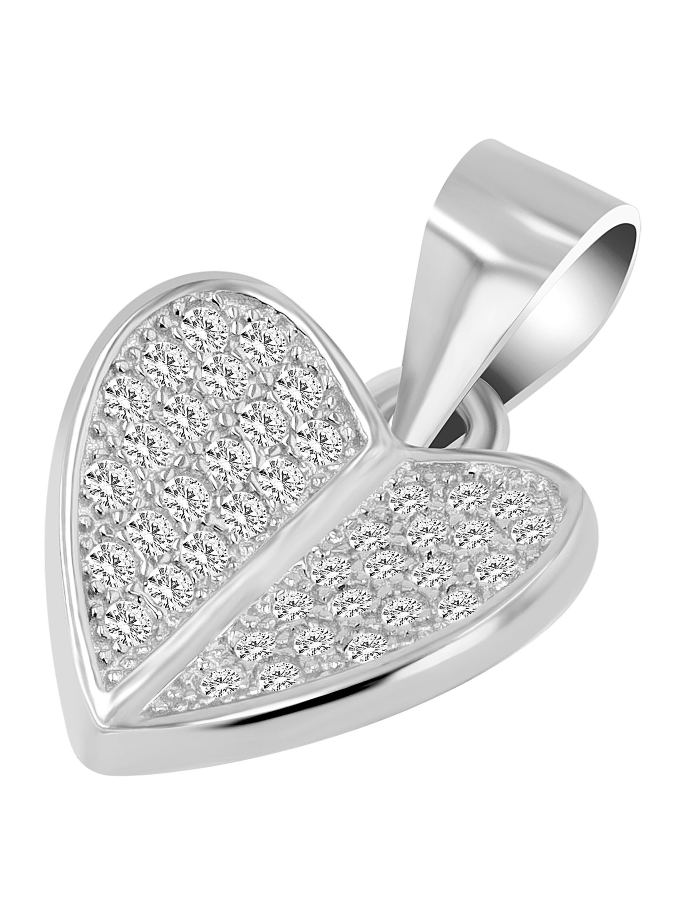 Akzent Anhänger 'Eireann, 925 Sterlingsilber, langlebig'‌ in Silber