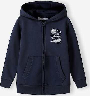 MINOTI Sweatjacke in Blau: Vorderseite