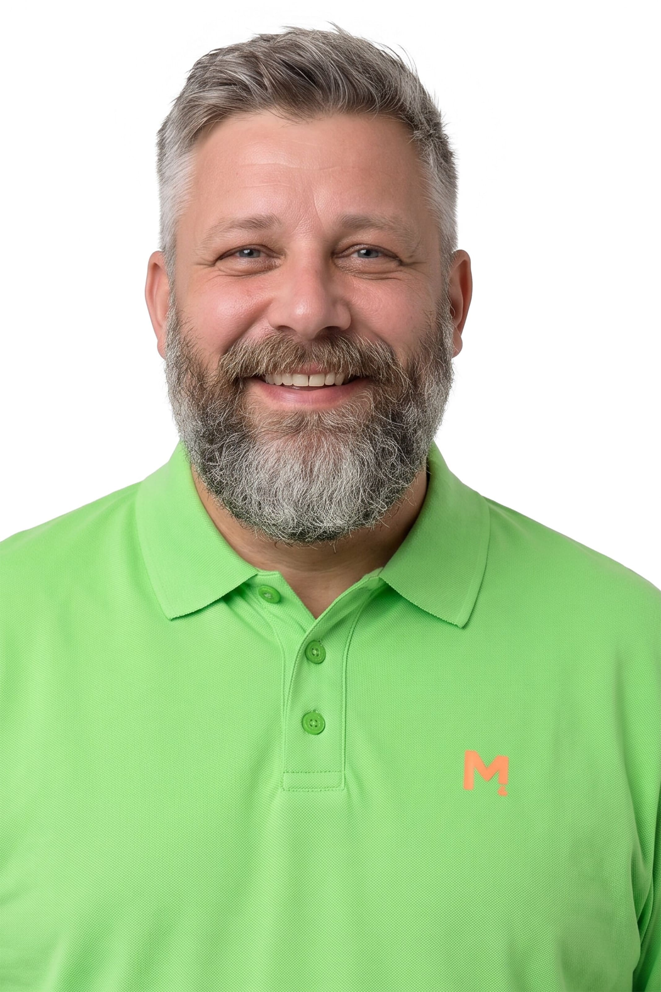 Men Plus Shirt in Grün