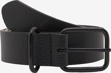 Pull&BearRemen - crna boja: prednji dio
