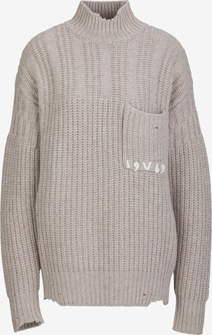 19V69 ITALIA Sweater 'Rosanna' in Grey: front