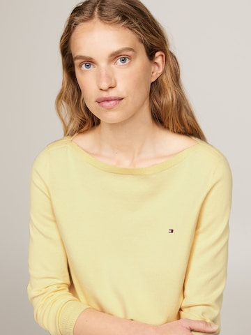 TOMMY HILFIGER Pullover in Gelb