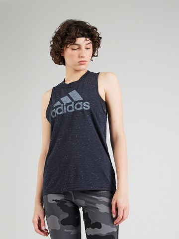 ADIDAS SPORTSWEAR Sports Top 'Future Icons Winners 3.0' in Blue: front