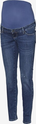 MAMALICIOUS Regular Jeans 'BETTY' in Blue: front