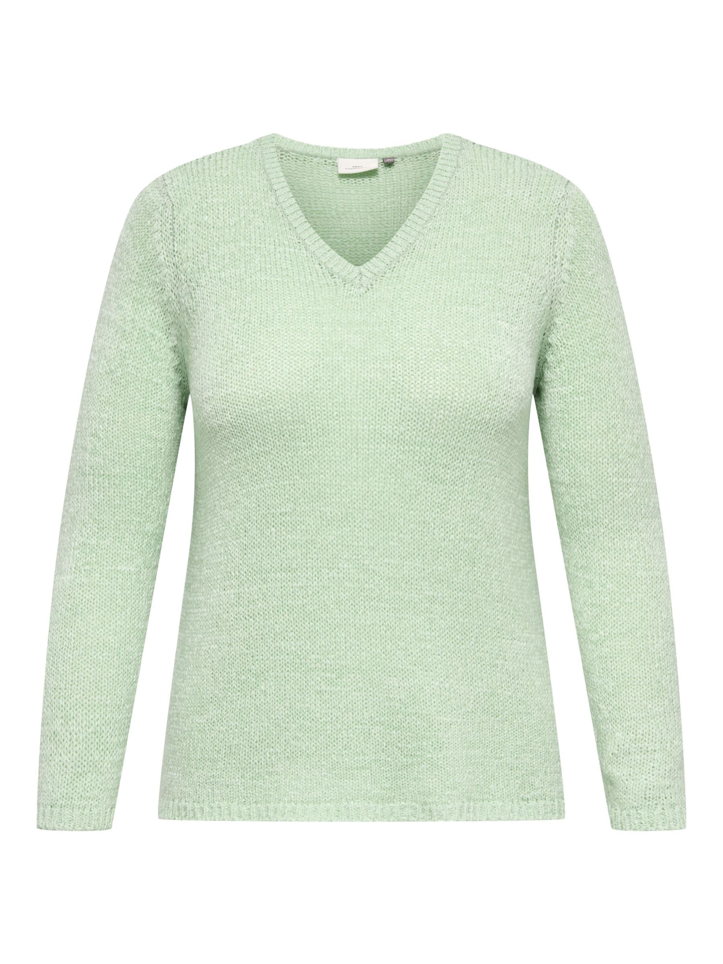 ONLY Carmakoma Sweater 'CARGeena' in Green: front
