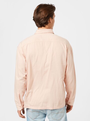 HOLLISTER Regular fit Button Up Shirt in Pink