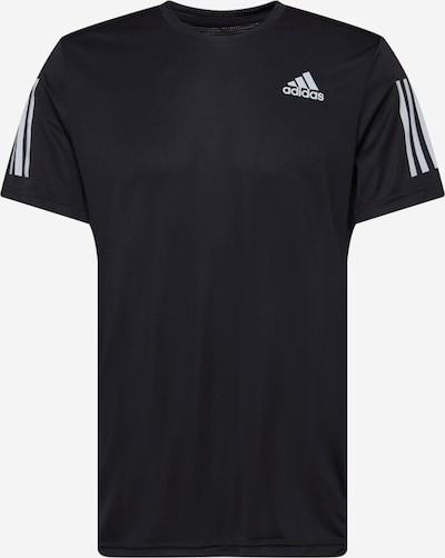 ADIDAS PERFORMANCE T-Shirt fonctionnel 'Own The Run' en noir / blanc, Vue avec produit