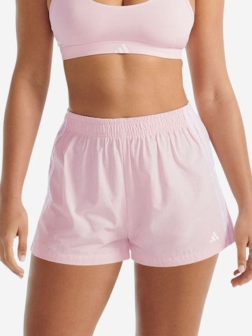 ADIDAS SPORTSWEAR Loose fit Trousers ' Woven Boxer - Sport Active Essentials ' in Pink