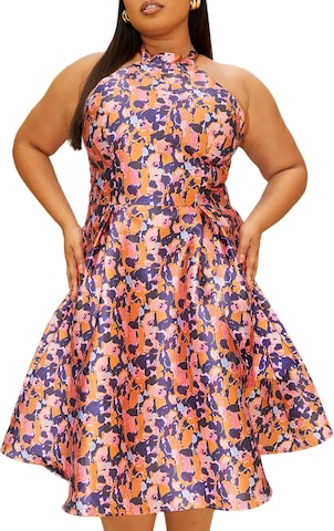 Chi Chi Curve Kleid in Mischfarben