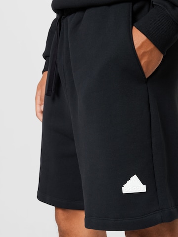 ADIDAS SPORTSWEAR Regular Sports trousers 'Fleece' in Black
