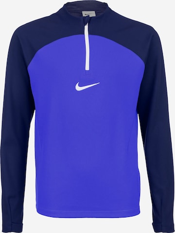 NIKE Performance Shirt ' Academy Pro Drill ' in Blue: front