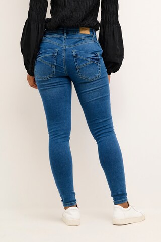 Cream Slim fit Jeans 'Sandy ' in Blue