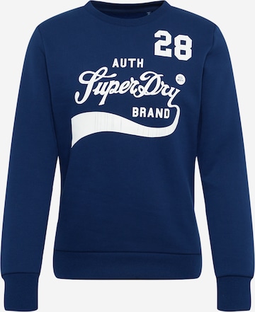 Superdry Mikina 'Collegiate' - Modrá: predná strana