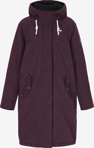 Schmuddelwedda - Parka de inverno em roxo: frente