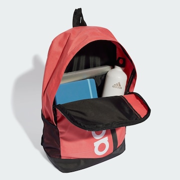 ADIDAS SPORTSWEAR Sports backpack 'Essentials Linear' in Red