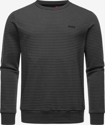 Ragwear Sweatshirt 'Geron' in Black: front