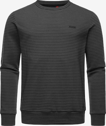 Ragwear Sweatshirt 'Geron' in Black: front