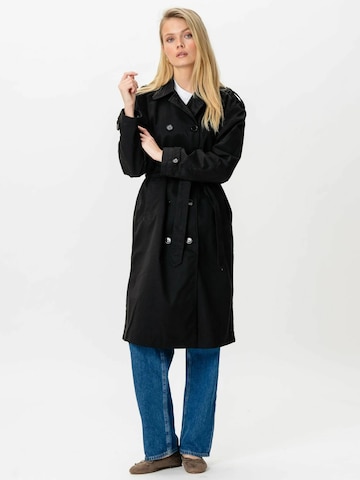 Manteau mi-saison ' Linea Trenchcoat ' TEESHOPPEN en noir