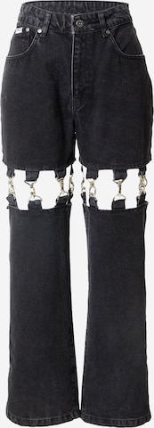 The Ragged Priest Loose fit Jeans in Black: front