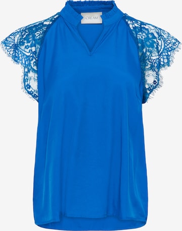 Cream Blouse 'Nola' in Blue: front
