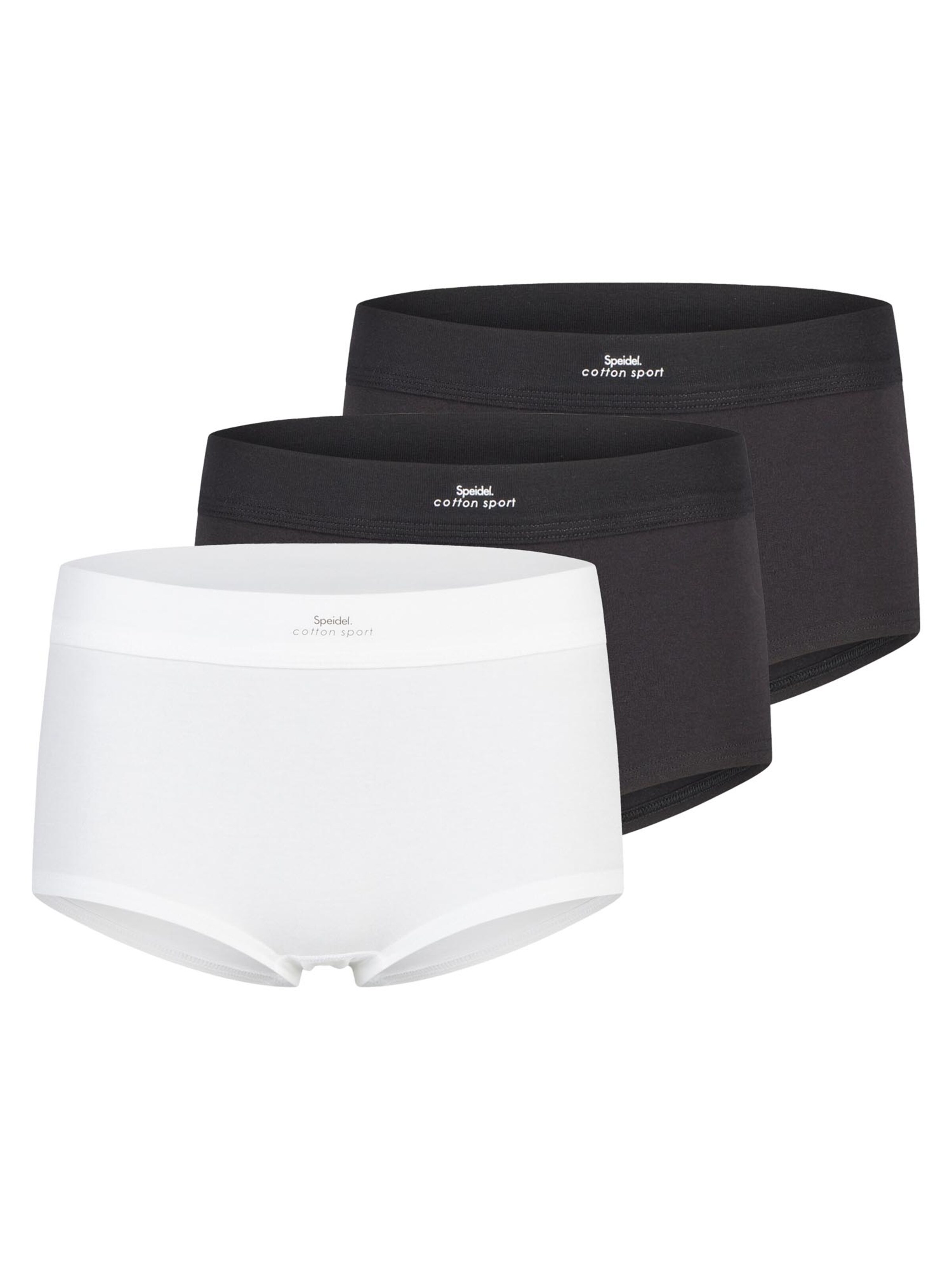 SPEIDEL Panty 'Cotton Sport' in Black: front