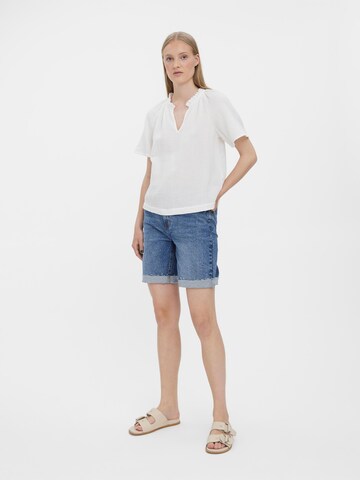 VERO MODA Bluse 'NATALI' in Weiß