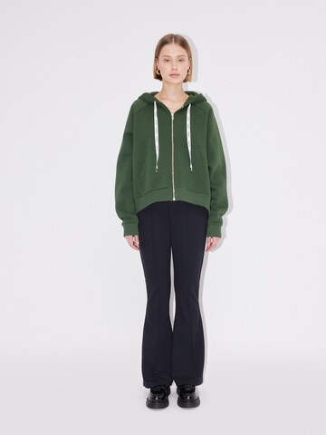 LeGer by Lena Gercke Zip-Up Hoodie 'Jeanette' in Green