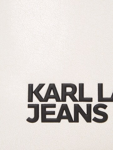 KARL LAGERFELD JEANS Handtasche 'Logo Mini' in Weiß