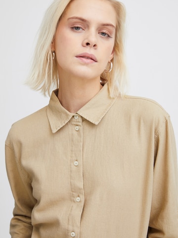 ICHI - Blusa en beige