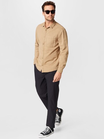 Cotton On Regular fit Button Up Shirt 'CAMDEN' in Beige