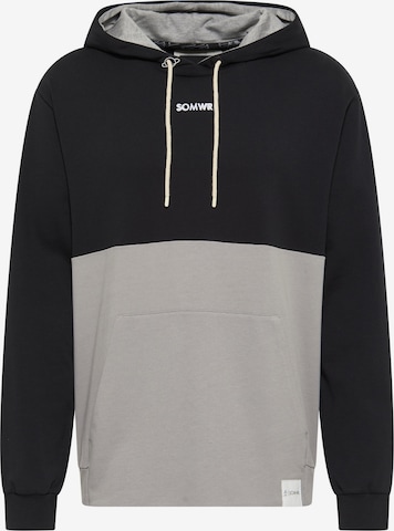 SOMWR Sweatshirt 'SOMWR HOODIE' in Black: front