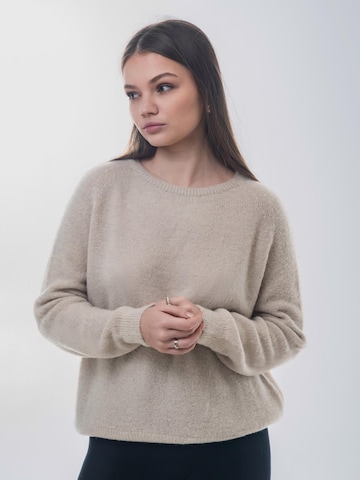 Estro Sweater '703-653' in Beige: front