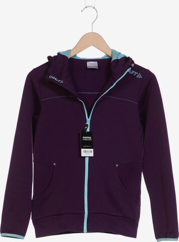 Craft Sweatshirt & Zip-Up Hoodie in XS in Purple: front