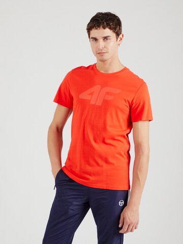 4F Functioneel shirt in Rood: voorkant