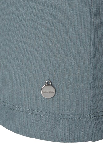 LASCANA Pajama Shirt in Blue