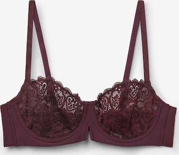 INTIMISSIMI Bra 'Denise' in Red: front