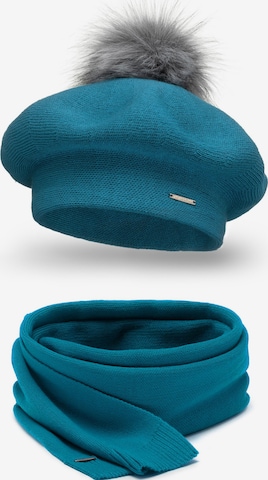 Bonnet '7035 Set' Vivisence en bleu : devant