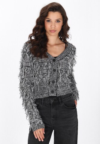 myMo ROCKS - Cárdigan en negro: frente