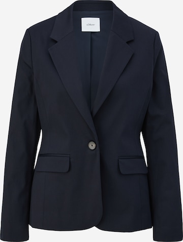 Blazer s.Oliver BLACK LABEL en bleu : devant