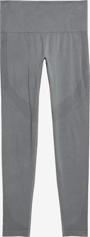 Skinny Pantalon de sport 'FNK F5053' 4F en gris : devant