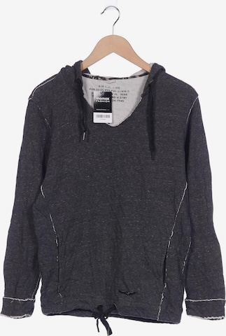 DIESEL Kapuzenpullover S in Grau: Vorderseite