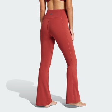 évasé Pantalon de sport 'All Me' ADIDAS PERFORMANCE en rouge