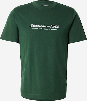 Abercrombie & Fitch Tričko - Zelená: predná strana