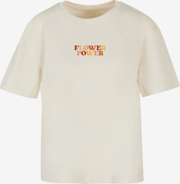 T-shirt oversize 'Die Biene Maja' F4NT4STIC en beige : devant