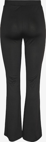 PIECES Flared Trousers 'Nala' in Black